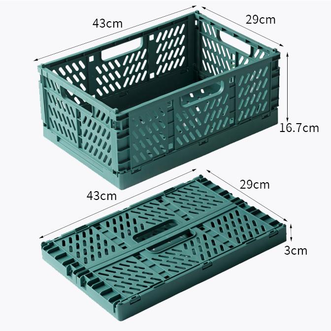 コンテナボックス 折りたたみ 6個入り 収納ボックス バスケット