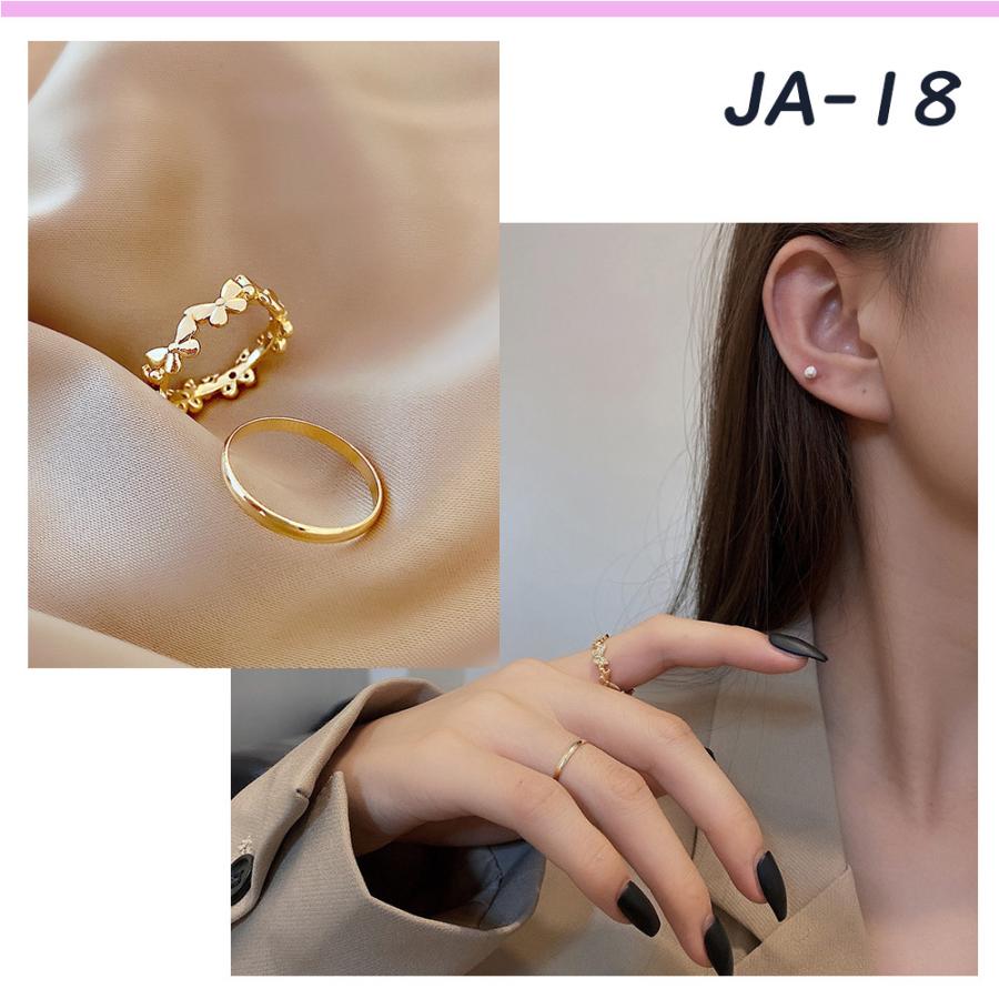 指輪 レディース シンプル アクセサリー ステンレス リング プレゼント 贈り物 おしゃれ |  | 18