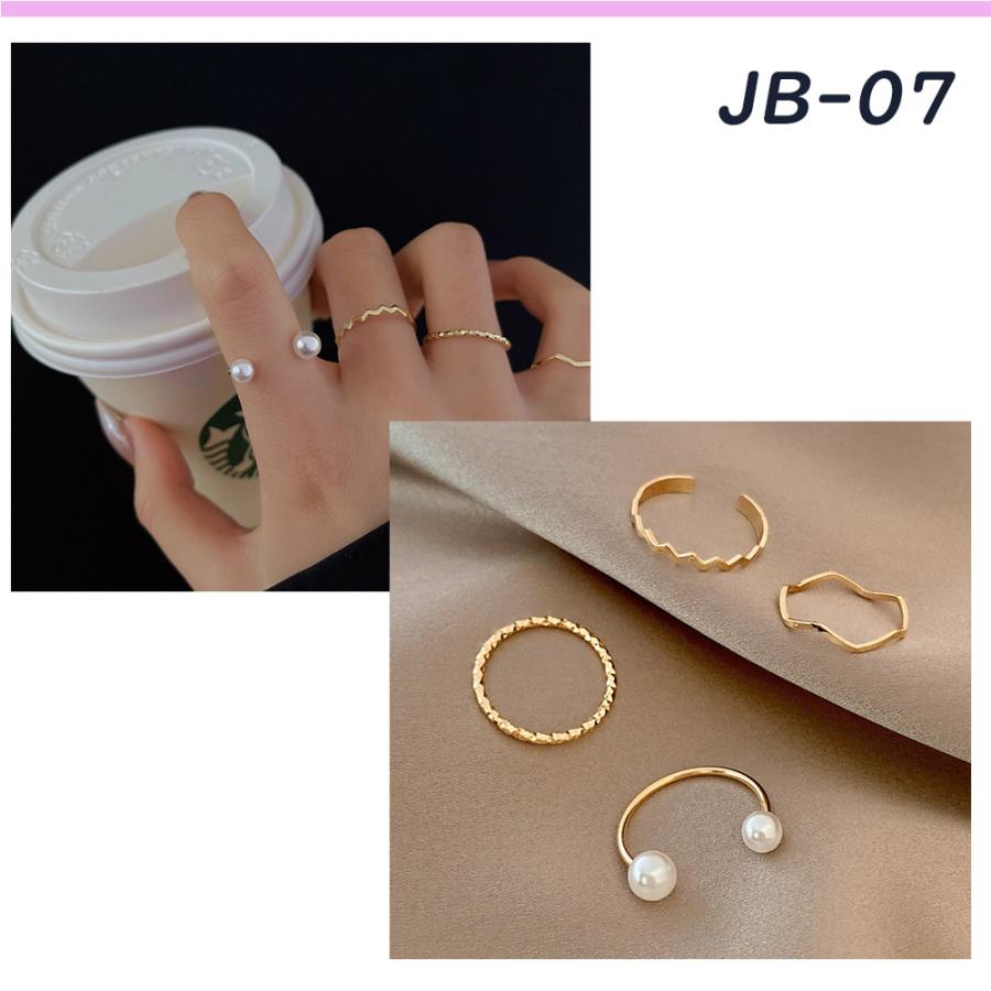 指輪 リング レディース アクセサリー２０代 ３０代 ４０代  シンプル おしゃれ 錆びない 綺麗 砂目 細身 |  | 07