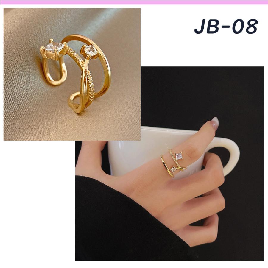 指輪 リング レディース アクセサリー２０代 ３０代 ４０代  シンプル おしゃれ 錆びない 綺麗 砂目 細身 |  | 08