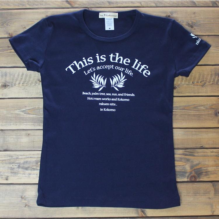 Tシャツ 半袖 レディース Wヤシ柄 S M L XL カジュアル ハワイ 