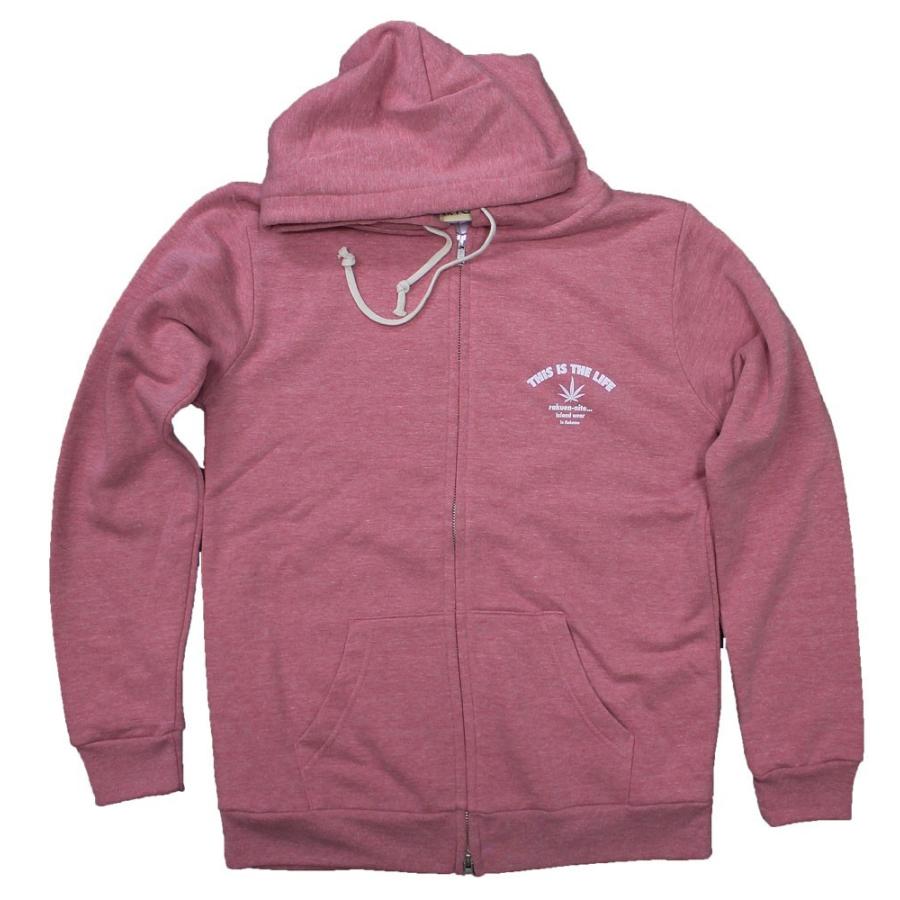 PATOU リボン バッグロゴ ジップアップパーカー 裏起毛 PATOU (パトゥ) 裏起毛 オーガニックコットン バックロゴ ジップアップ