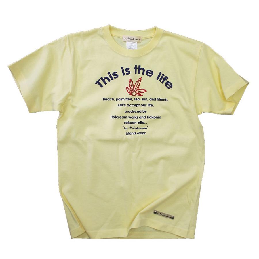 Tシャツ 半袖 メンズ This is the life Tシャツ ロゴ アメカジ