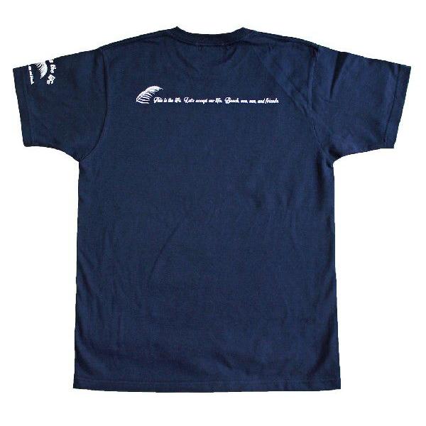 Tシャツ 半袖 メンズ アスレチック ヤシ柄 ネイビー アメカジ ブランド