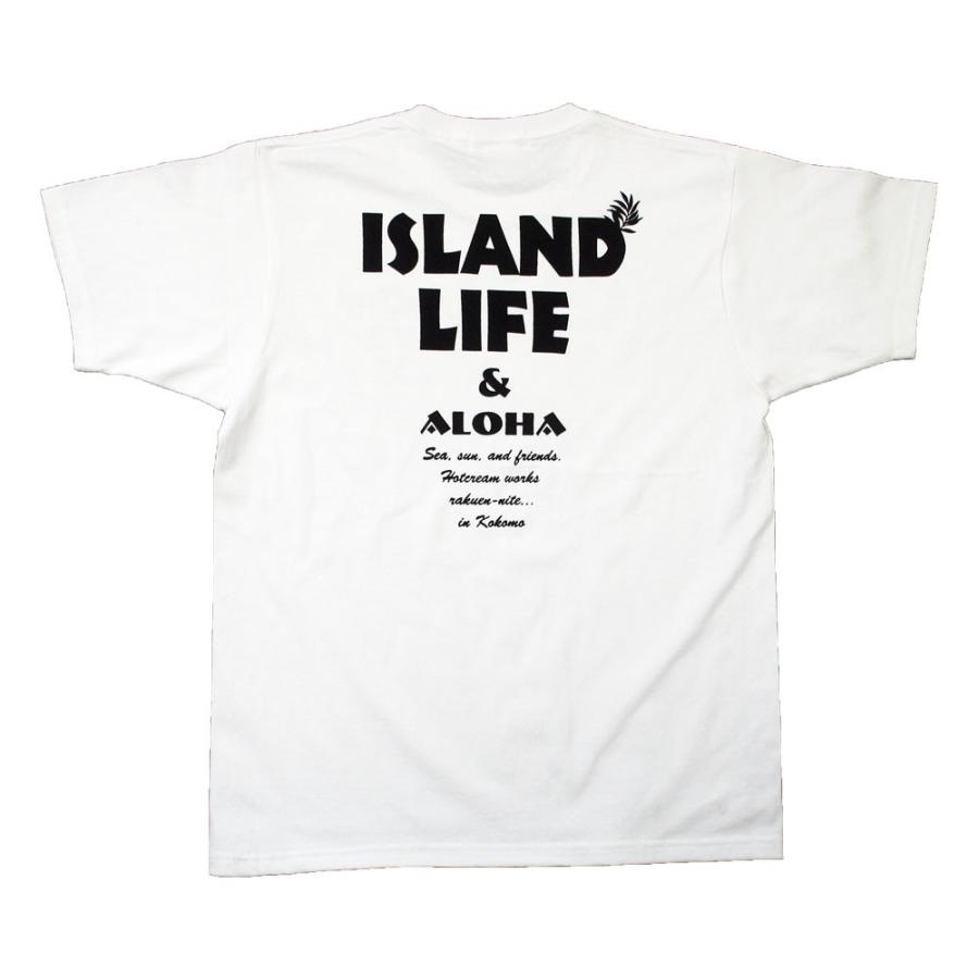 アイランド　ライフ 柄 ワンポイント＆バック　メンズ Tシャツ ロゴ　アメカジ ブランド サーフ メンズ｜inkokomo｜05