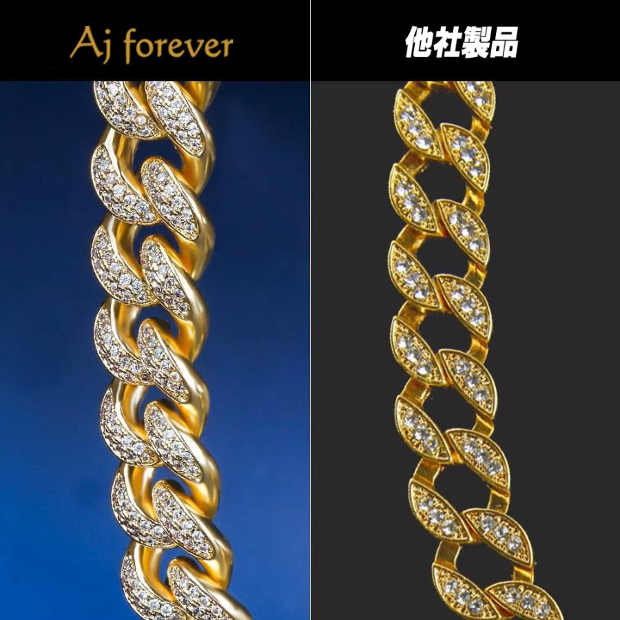 マイアミ キューバンチェーン 喜平 ネックレス 12mm幅 50cm