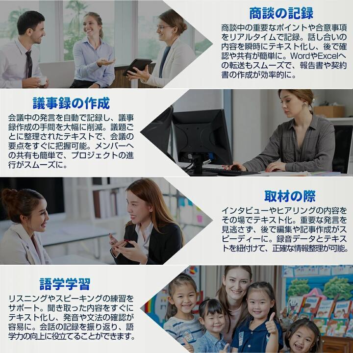 ボイスレコーダー AI ChatGPT 32GB 小型 AIボイスレコーダー 録音 文字