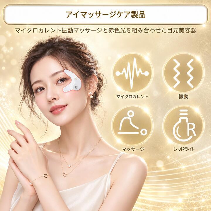 目元ケア EMS 美顔器 目元マッサージャー ems アイマッサージャー 目元
