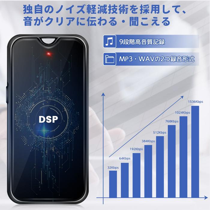 ボイスレコーダー 小型 32GB iPhone android スマホ 録音管理 最大2276時間録音 大容量 軽量 長時間録音　ICボイスレコーダー 録音機 アイフォン IOS｜inkoukoku｜07