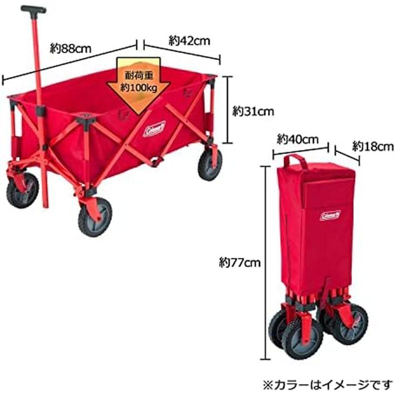 コールマン(Coleman) キャリーカート アウトドアワゴン 耐荷重約100kg 