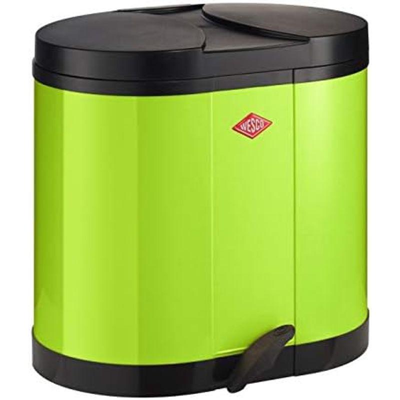 高価な購入 WESCO (ウェスコ) ペダル式ゴミ箱 クールグレー サイズ:43×45×H36cm キッチンペダルビン セパレートダブル 170611-