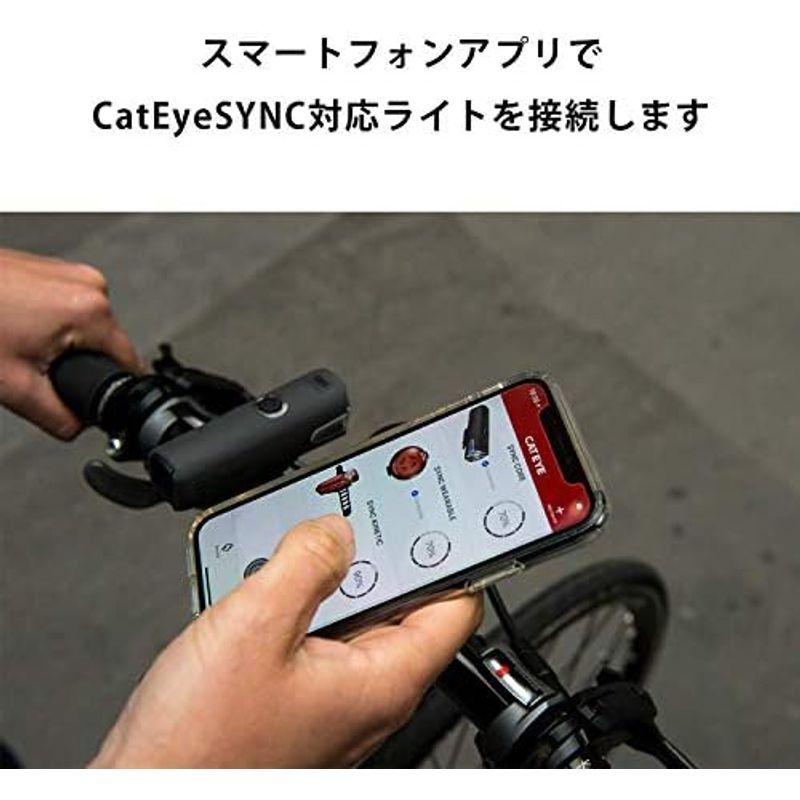 のスニーカー キャットアイ(CAT EYE) ヘッドライト SYNC CORE ライト HL-NW100RC 自転車