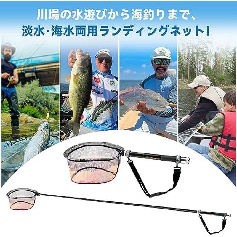 ベビーグッズも大集合 SANLIKE たも網 玉の柄 タモジョイント 3点セット 軽量 小継 伸縮 タモの柄 グラス繊維 小継玉の柄 玉網 タモ網 携帯便利 コン