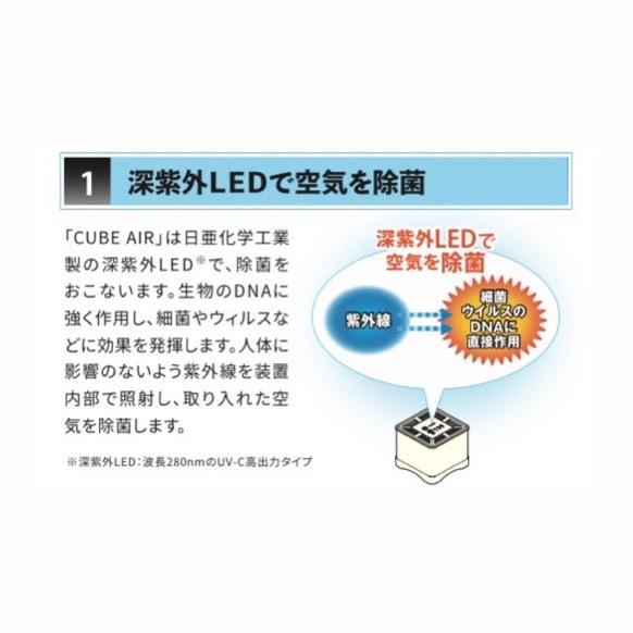 空気循環型UV除菌機【CUBE AIR】 | ブランド登録なし | 01