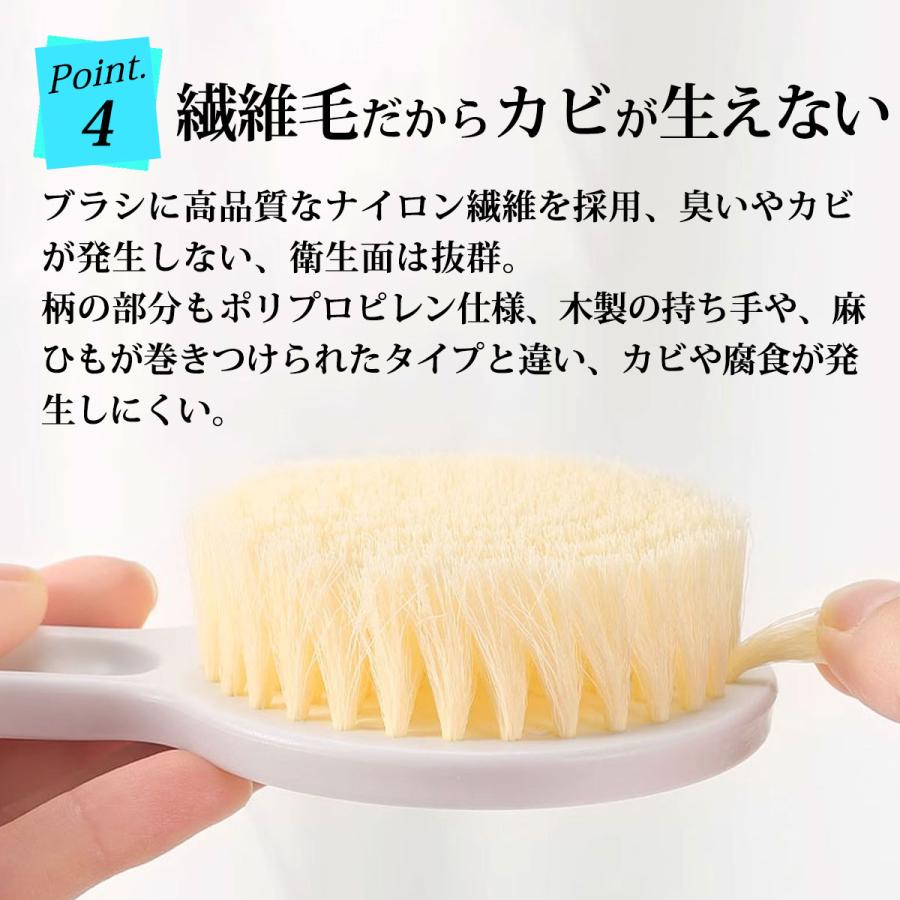 ボディブラシ 柔らかい ロング 背中 ボディスポンジ お風呂 背中ニキビ 防止 ソフト ブラシ 体洗い バスグッズ |  | 09