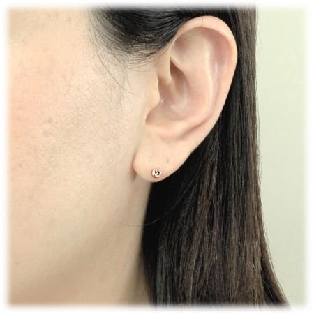 ピアス ブラウン ダイヤモンド 合計0.2ct 18金 ゴールド K18 【Raffine
