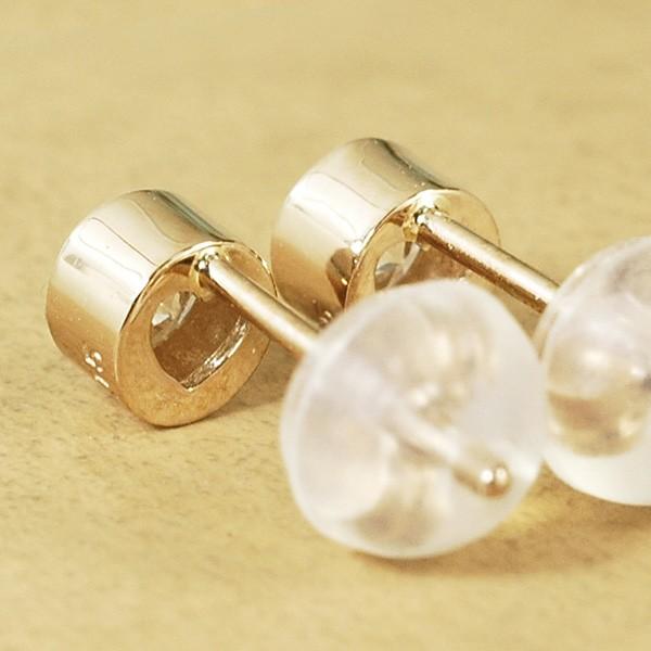 レディース ピアス ダイヤモンド 合計0.3ct 18金 ゴールド K18