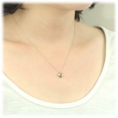 レディース ネックレス ピンクトルマリン 10金イエローゴールド K10YG_4