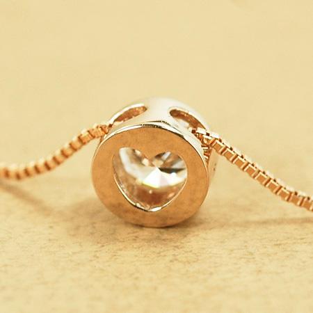 レディース ネックレス ダイヤモンド 0.2カラット 18金 ゴールド K18