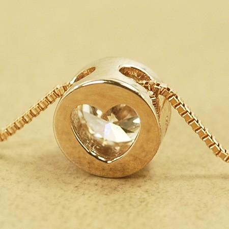 レディース ネックレス ダイヤモンド 0.3ct 18金 ゴールド K18【Raffineラフィネ・フクリン留めダイヤモンド】の画像