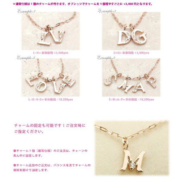イニシャル ブレスレット ブロック体 J ダイヤモンド 10金 ゴールド 