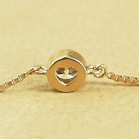ブレスレット ダイヤモンド 0.1ct 18金 ゴールド K18 【Raffine 