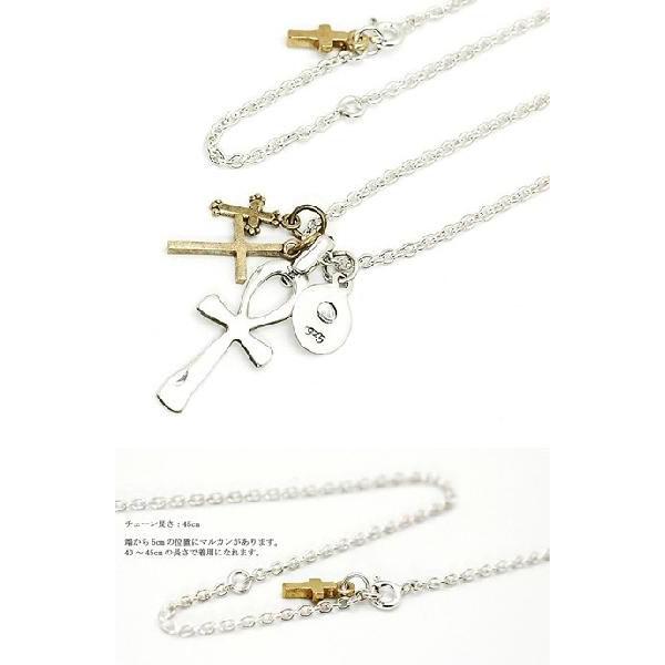 amp japan（アンプジャパン） ハートクロス ネックレス シルバー925 