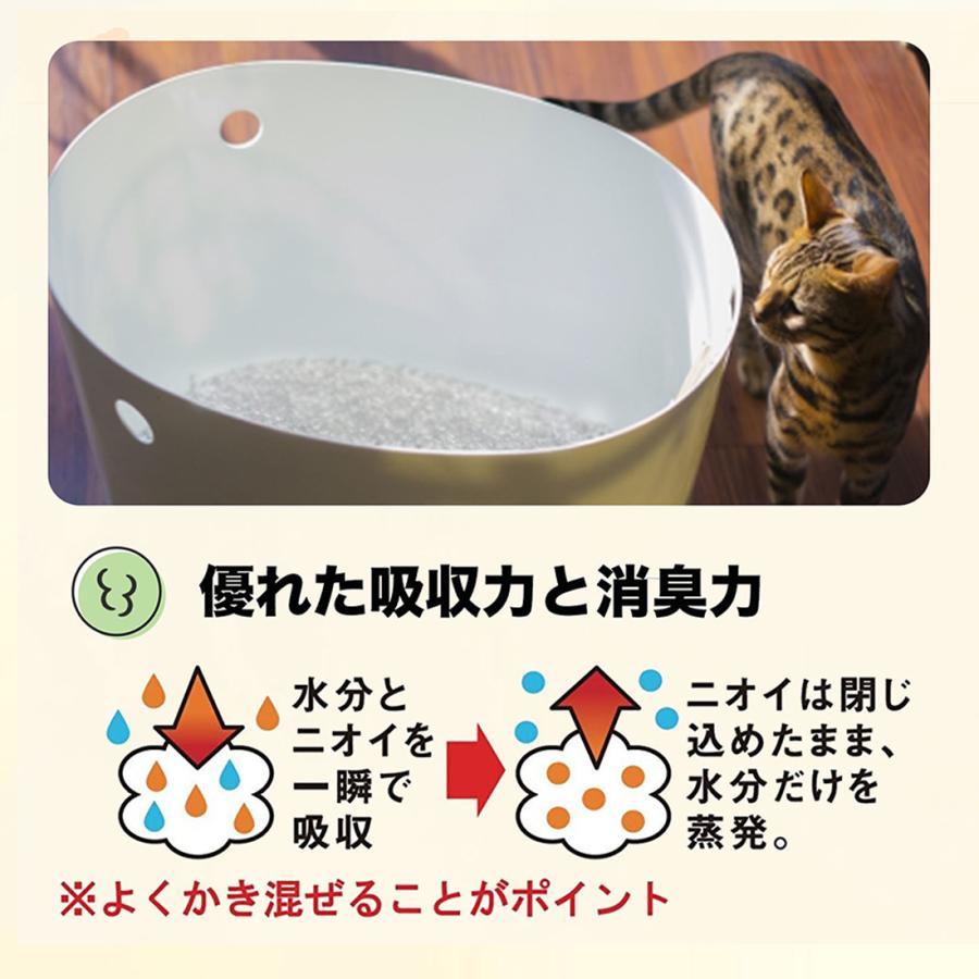 【１ヶ月分×8箱】 レスナ 3.3L  猫砂 ネコ砂 ねこ砂 猫 猫トイレ砂 シリカゲル 消臭 脱臭 瞬間吸収 抗菌 効果 長持ちの画像