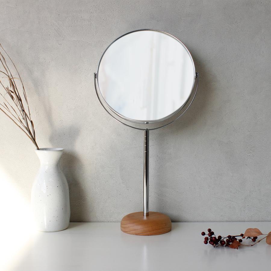 パラデック 全2色 卓上スタンドミラー ロング アコウスティック