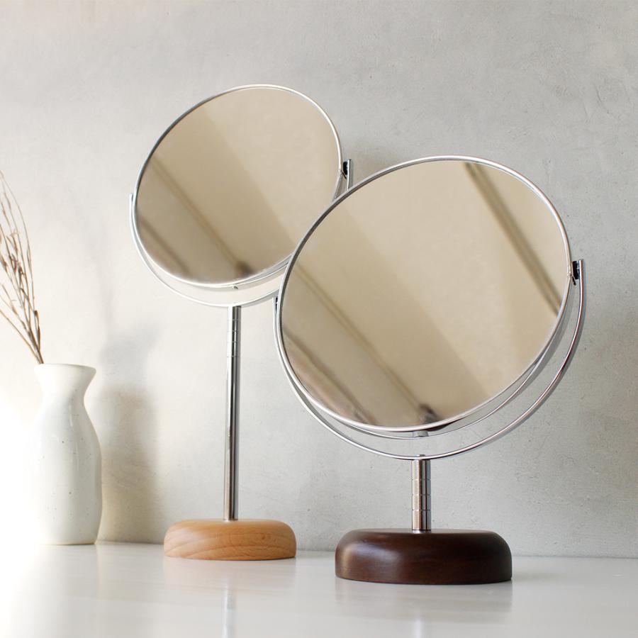 パラデック 全2色 卓上スタンドミラー ロング アコウスティック