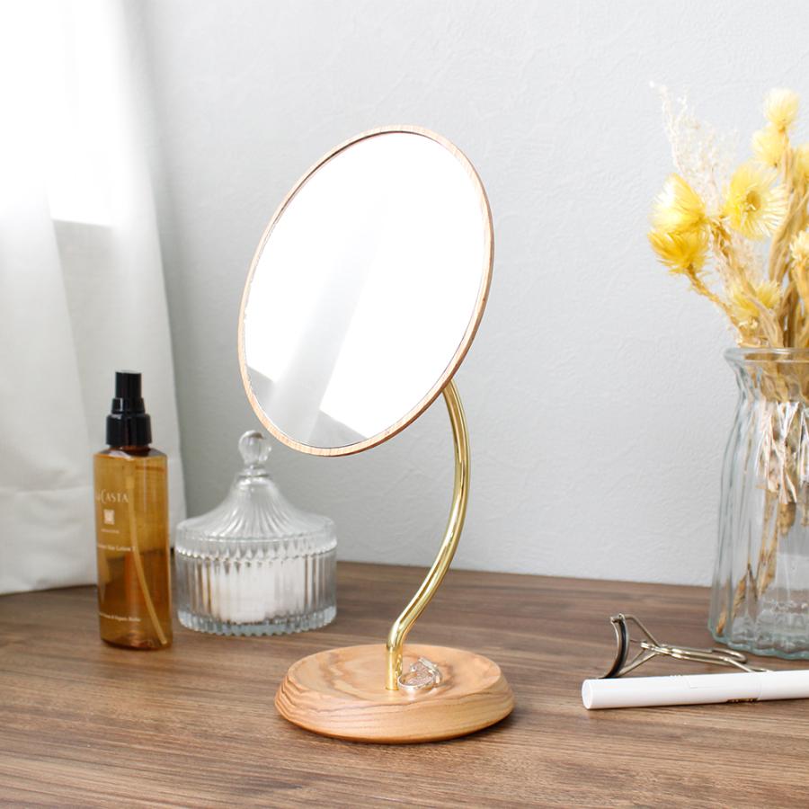 パラデック 【3倍鏡】マルチアングルウッドミラー 角度調節 自由自在