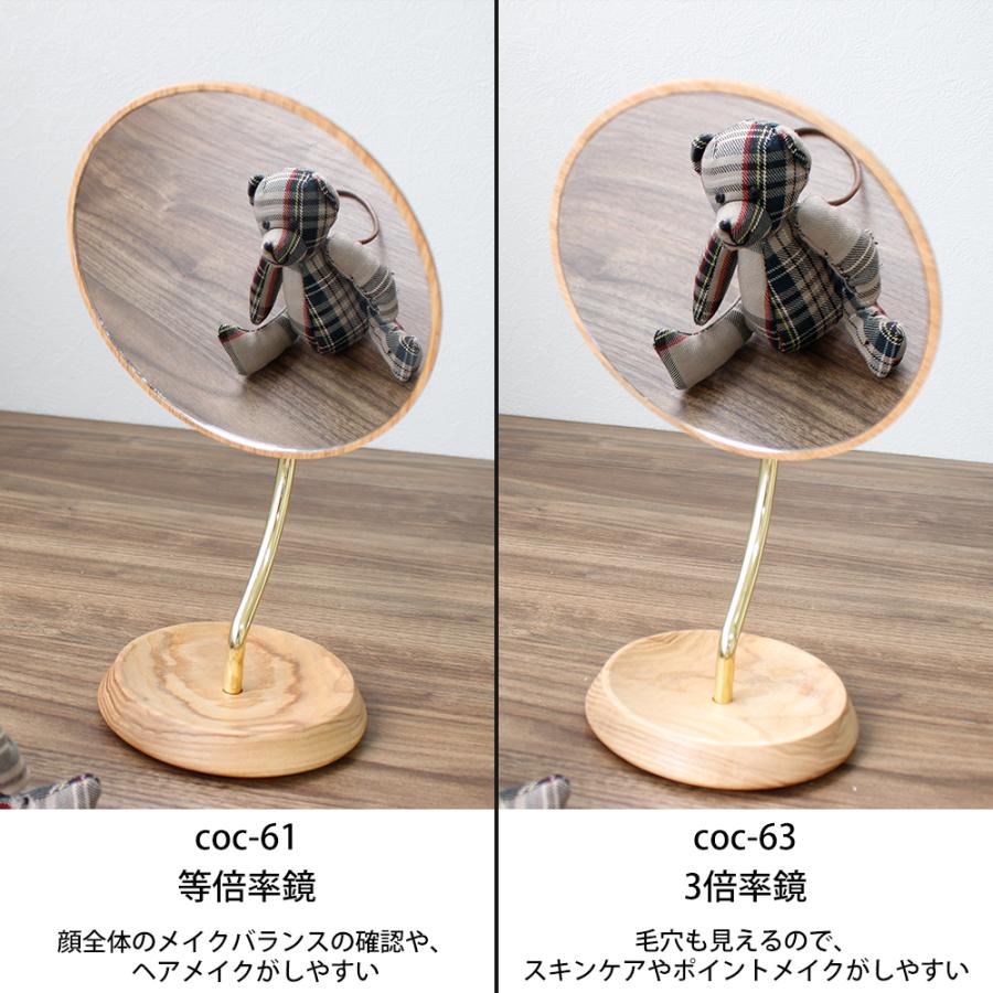 パラデック 【3倍鏡】マルチアングルウッドミラー 角度調節 自由自在