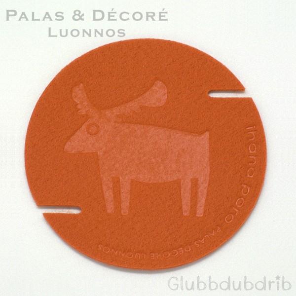 パラデック 全6色 フェルトコースター 同色5枚セット イハナ IHC-100