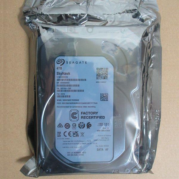 整備済み品 Seagate 3.5インチ HDD 4TB SATA 6Gb/s ST4000VX016