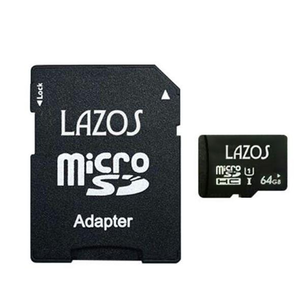 2枚以上がお買い得 LAZOS microSDカード SDXC 64GB クラス10 UHS-I U3｜innovate｜02