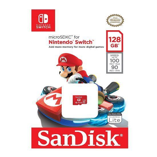 SanDisk マイクロSDカード microSDXC 128GB 任天堂スイッチ用 メモリー