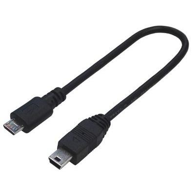 USB変換ケーブル 20cm micro(オス)→mini(オス) USBMCA/M5A20F【ネコポス可能】｜innovate