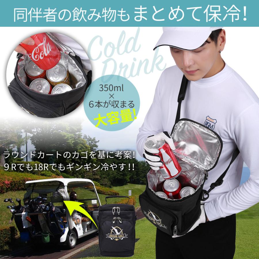 ゴルフ 保冷 ラウンド トート バッグ クーラーボックス 強力 冷蔵 保温