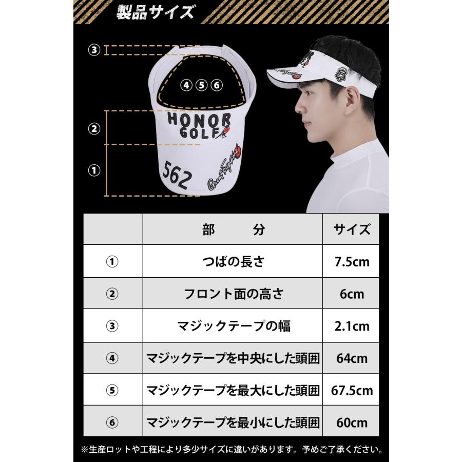 ゴルフ バイザー サンバイザー uv 帽子 ラウンド用 綿 コットン