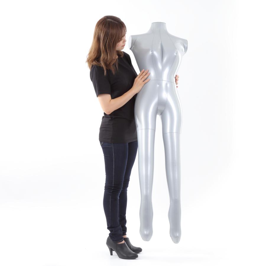 エアーマネキン マネキン トルソー 全身 ボディ 女性 レディース
