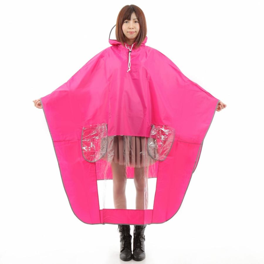 レインコート 自転車ポンチョ 自転車 カッパ 河童 帽子 ハンドル