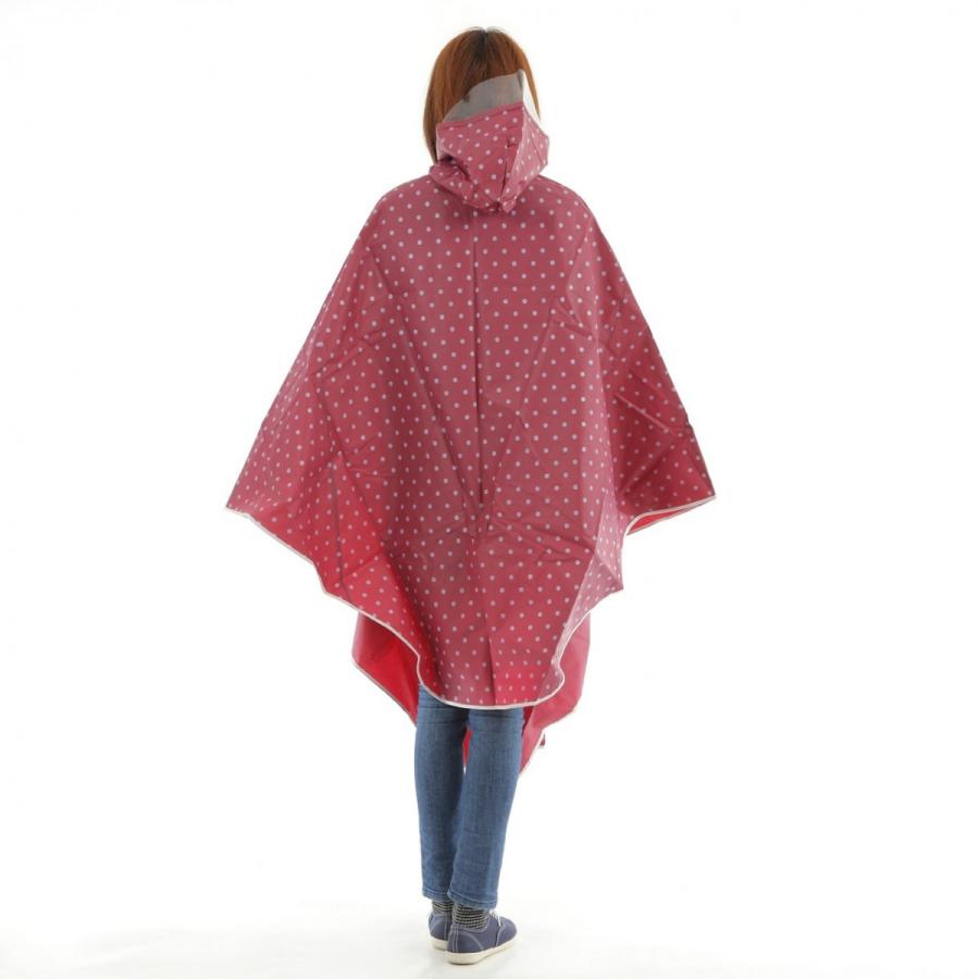 レインコート 自転車ポンチョ 自転車 カッパ 前かご カバー 帽子 袖付き 雨用 合羽 おしゃれ 透湿 防水 レインウェア レディース メンズ 水玉 Poncho Dropofwater イノベーションファクトリー247 通販 Yahoo ショッピング