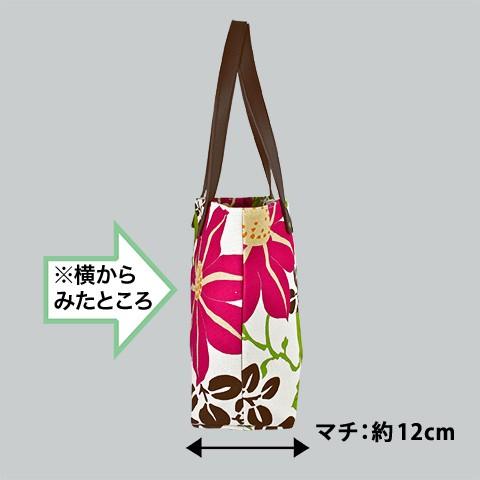 中トートバッグ ききょうとんぼ まんかいうめ トートバッグ レディース