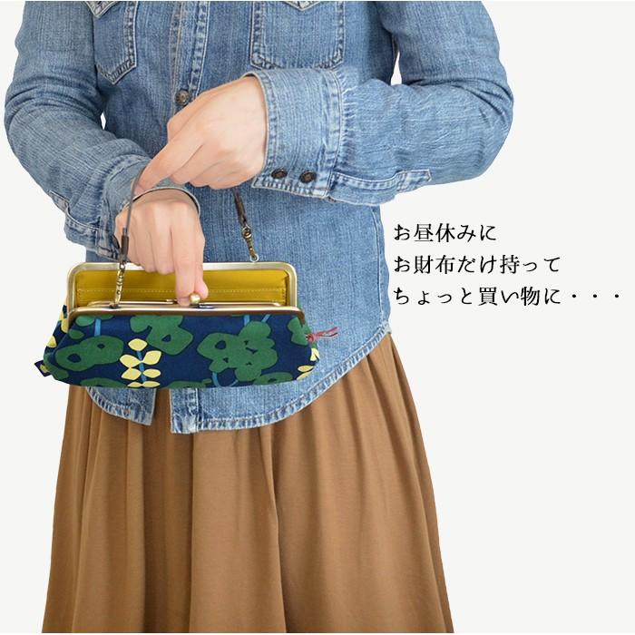 お値下げしました⭐︎芭蕉布ガマ口財布新品未使用品 亥之吉 手捺染 親子長財布 はなさかり 長財布 レディース がま口 持ち