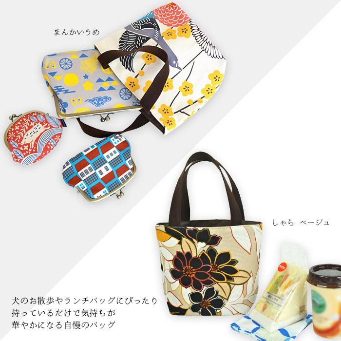 レディース. ミニトートバック 新品 亥之吉 ミニトートバッグ レディース キャンバス かぜこばな 黒 生成り