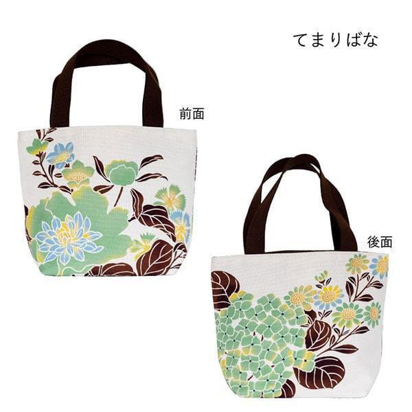 亥之吉 ミニトートバッグ てまりばな 手毬花 紫陽花 あじさい