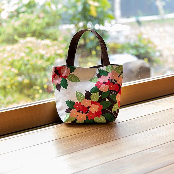 亥之吉 ミニトートバッグ すずはな 鈴花 藍 生成り レディース