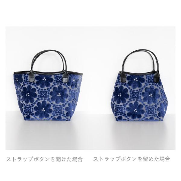亥之吉 キューブバッグ モケット マーガレット はなのわ トートバッグ