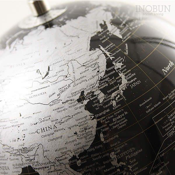 地球儀 インテリア 卓上サイズ globe MM ブラック : INOBUN イノブン