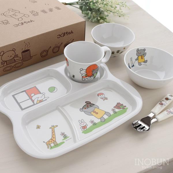 限定商品！あるだけ　こぐまのミーシャ　食器　キッズ　12セット　昭和レトロ こぐまちゃん メラミン食器 ベビーギフトセット お食い初め 日本製